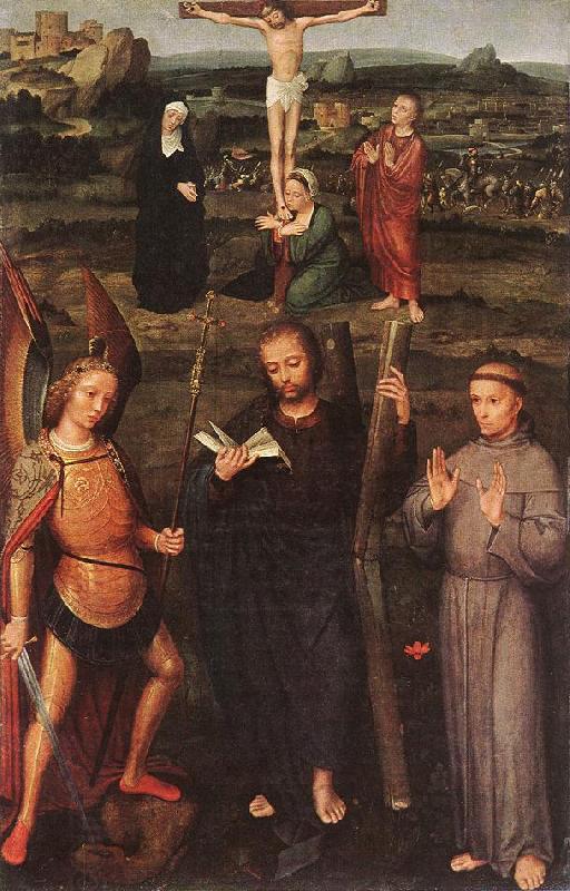 ISENBRANT, Adriaen Archangel St Michael, St Andrew and St Francis of Assisi sg China oil painting art